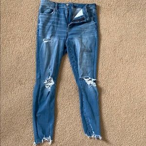 American Eagle Dream Jean Distressed Skinny Jeans